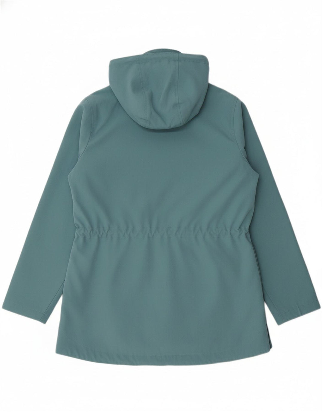 FAT FACE Womens Hooded Windbreaker Jacket UK 12 Medium  Blue Polyester