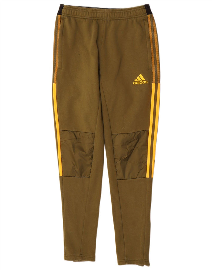 Pantaloni da tuta da uomo ADIDAS piccoli in cotone kaki