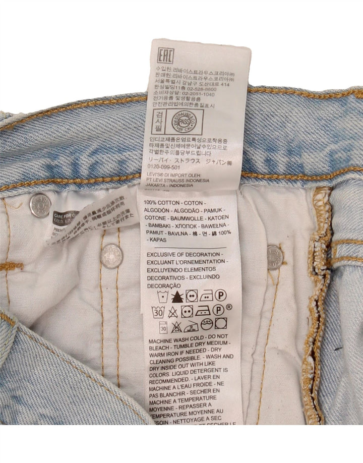 LEVI'S Womens 501 Denim Shorts W29 Medium Blue Cotton Vintage Levi's and Second-Hand Levi's from Messina Hembry 