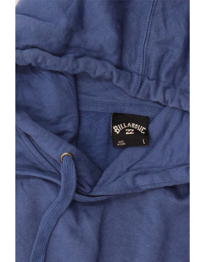 Maglione con cappuccio grafico da uomo Billabong grande blu