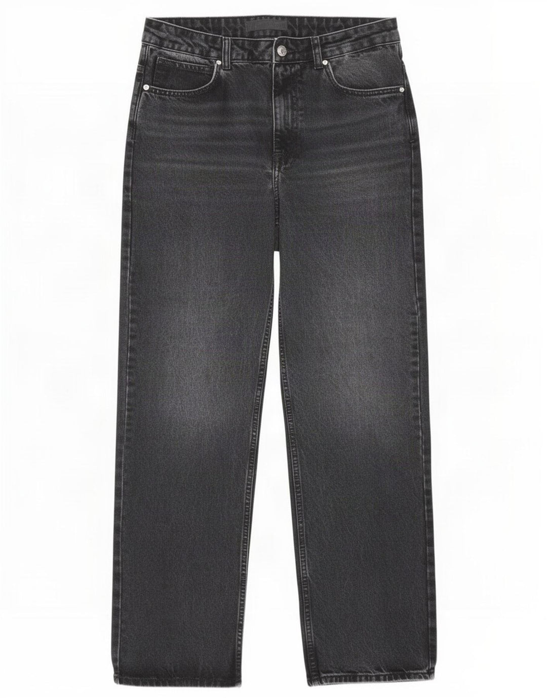 Jeans dritti da donna Zara EU 40 medio W30 L31 cotone nero