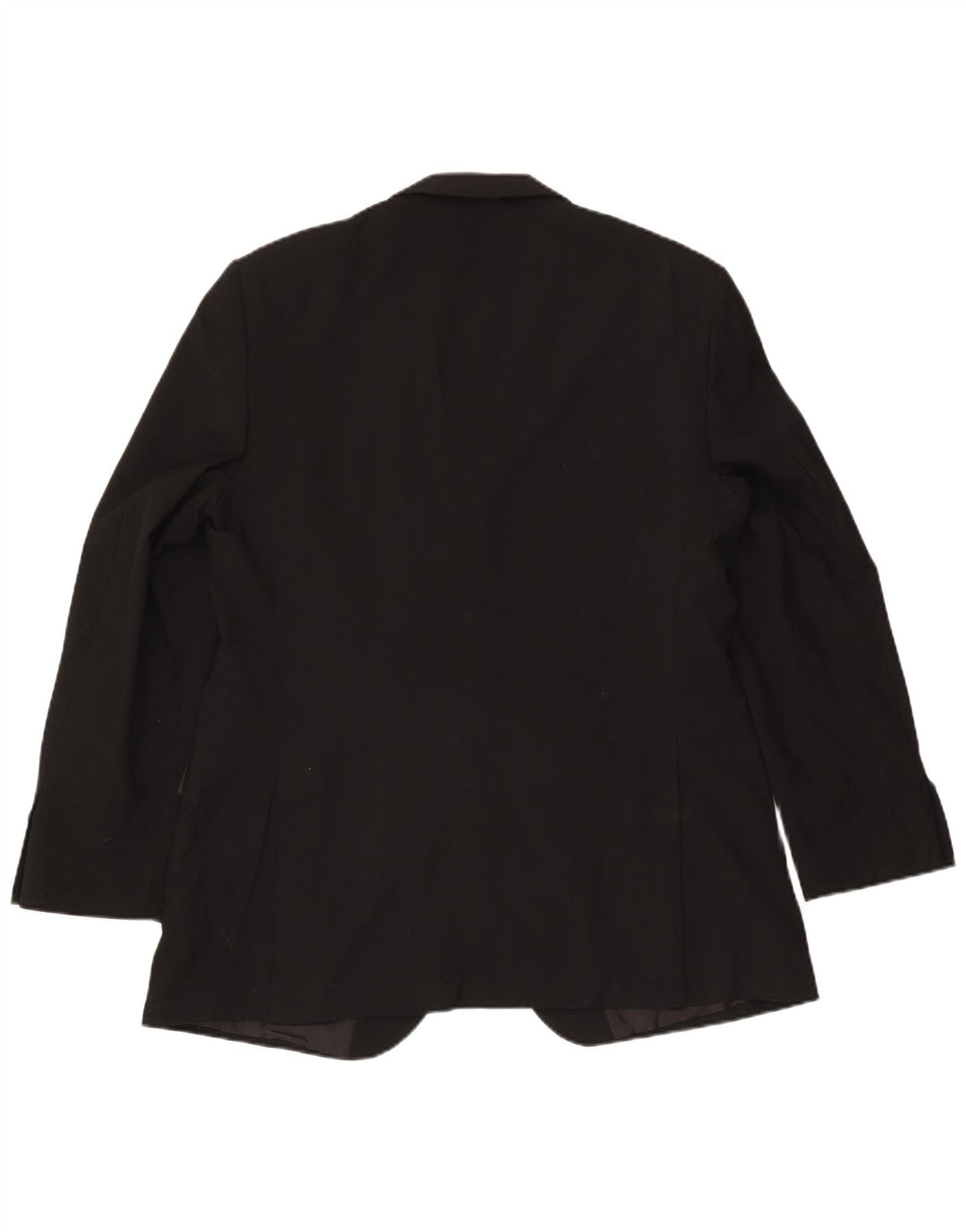 Giacca blazer a 2 bottoni Marks & Spencer da uomo UK 44 XL poliestere nero