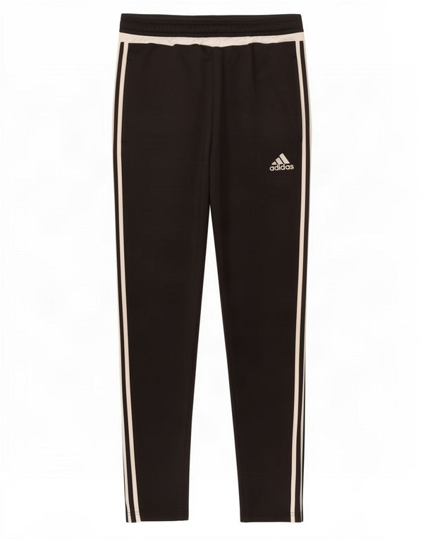 Pantaloni da tuta Adidas Climalite da uomo, poliestere color block medio nero