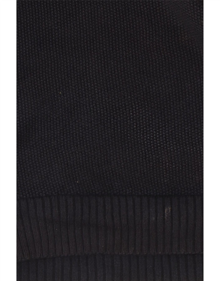 Maglione maglione girocollo da uomo Marks & Spencer color block medio blu navy
