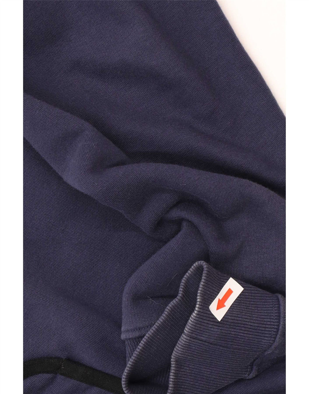Felpa con cappuccio da uomo Kappa grande in cotone blu navy
