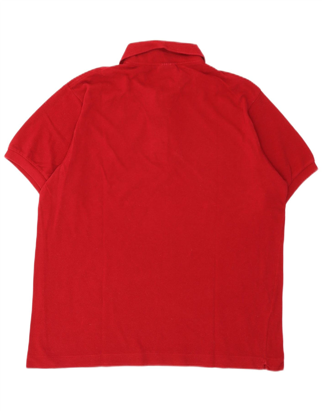Polo da uomo Lacoste taglia 5 grande in cotone rosso