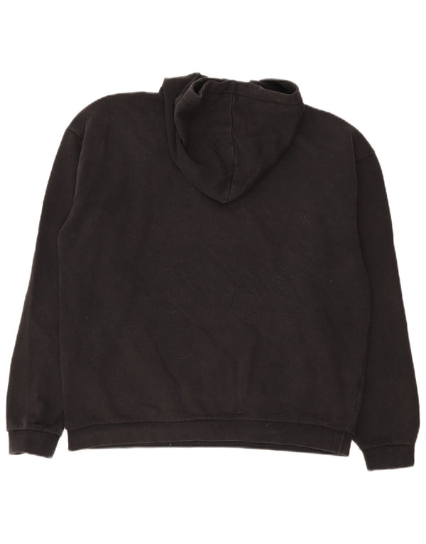 Felpa con cappuccio grafica Hurley da uomo in cotone nero medio