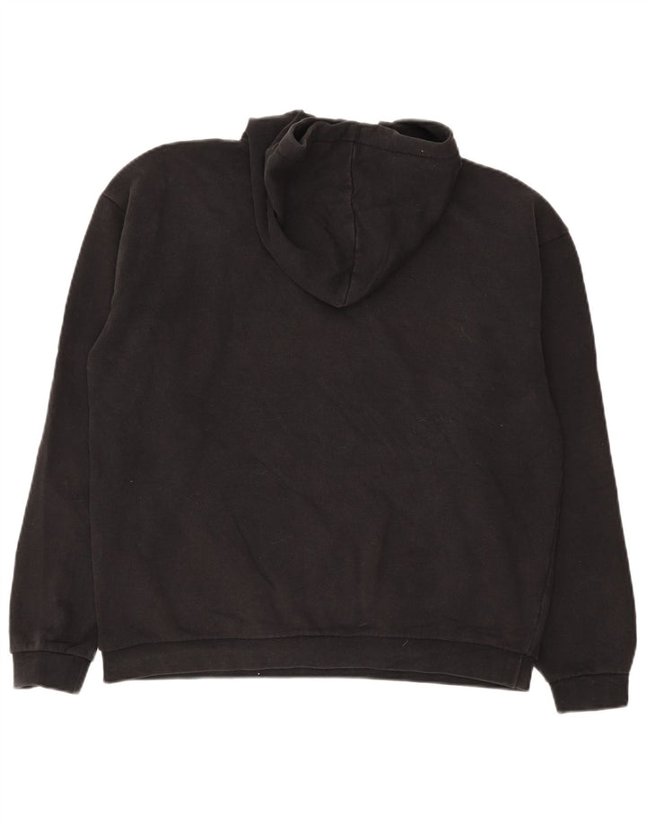 Felpa con cappuccio grafica Hurley da uomo in cotone nero medio