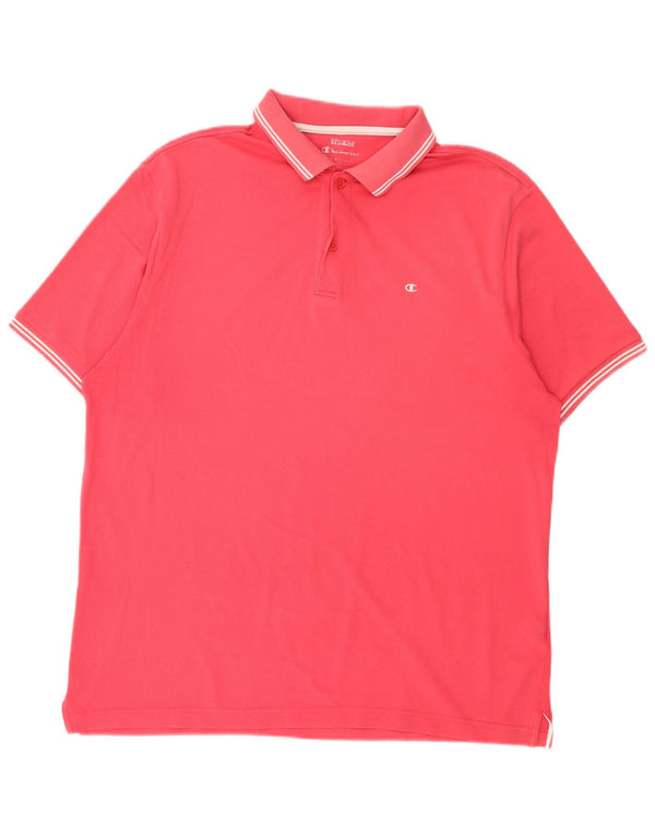 Polo da uomo Champion XL in cotone rosa