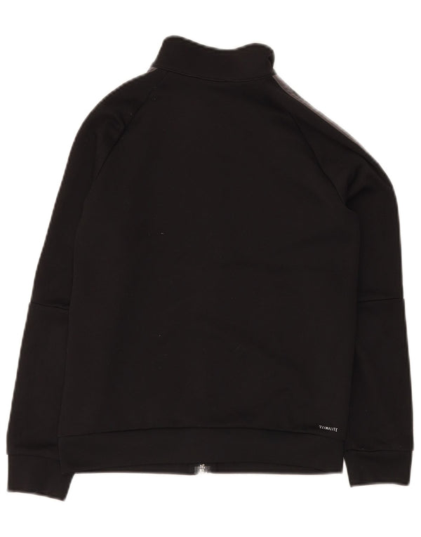 Giacca top della tuta da ragazzo ADIDAS 9-10 anni in poliestere nero