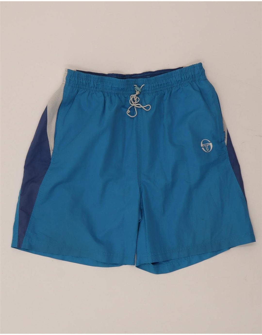 Pantaloncini sportivi da uomo Sergio Tacchini blu medio color block