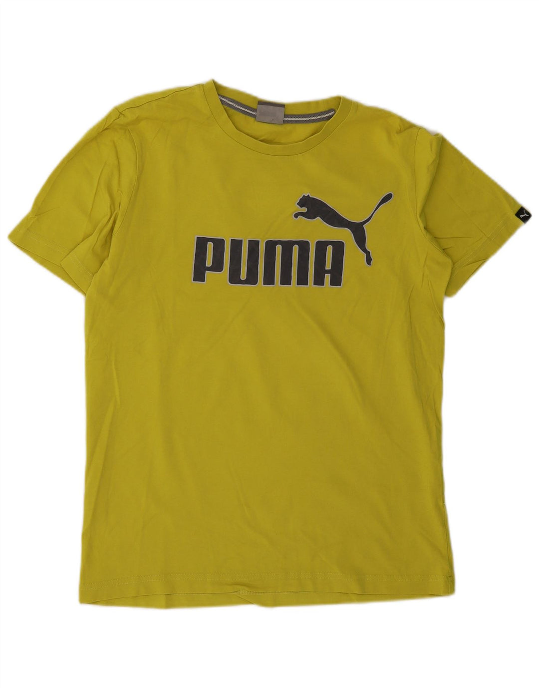 T-shirt grafica da uomo Puma Top Small gialla