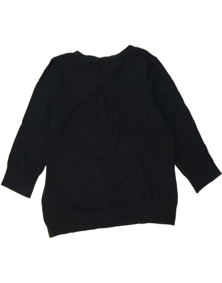 MOSSIMO Girls Cardigan Sweater 13-14 Years Large Black Rayon Modern Vintage Mossimo and Second-Hand Mossimo from Messina Hembry 