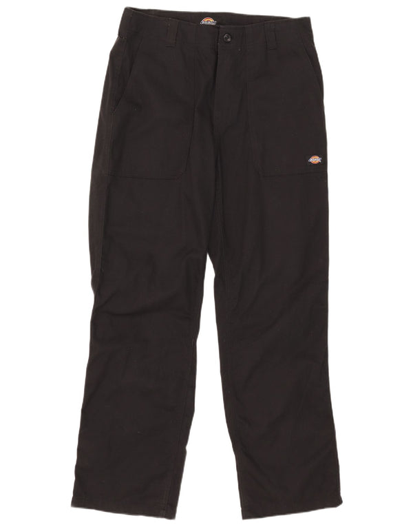 Dockers Mens Straight Chino Trousers W31 L30 Black Cotton