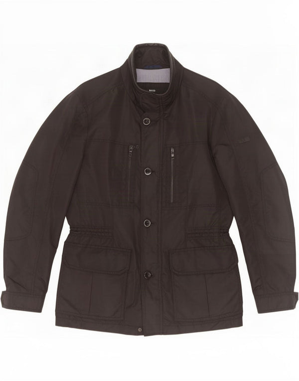 Giacca utility da uomo Hugo Boss EU 50 Large nera in poliammide