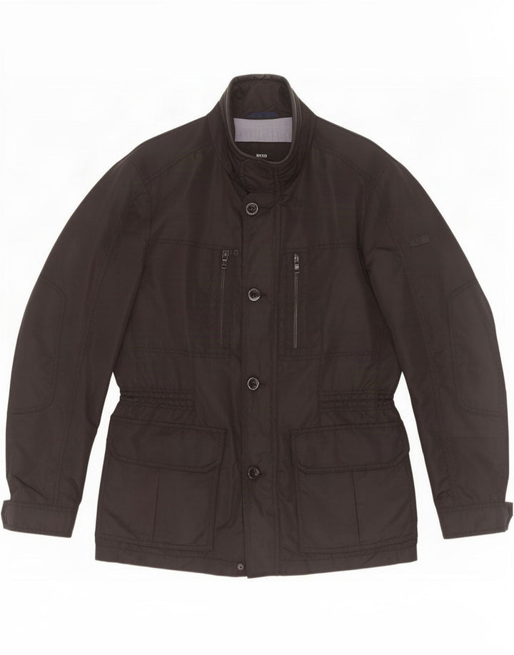 Giacca utility da uomo Hugo Boss EU 50 Large nera in poliammide