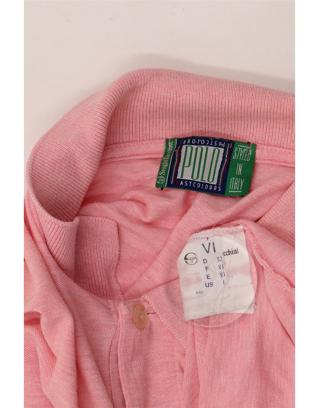 SERGIO TACCHINI Polo da uomo a manica lunga EU 52 Large Rosa