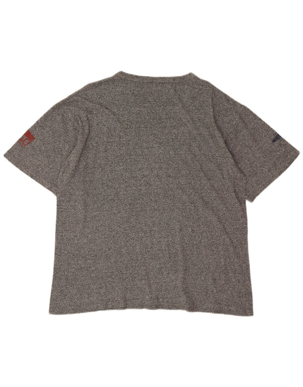 T-shirt grafica da uomo Champion Top XL grigia chiazzata