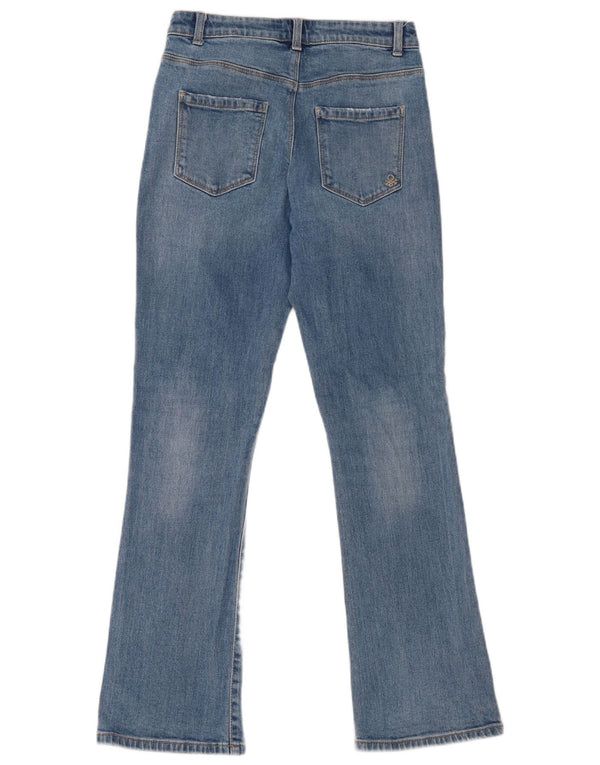 Jeans svasati Bonnie per ragazze Benetton 13-14 anni 3XL W28 L79 cotone blu