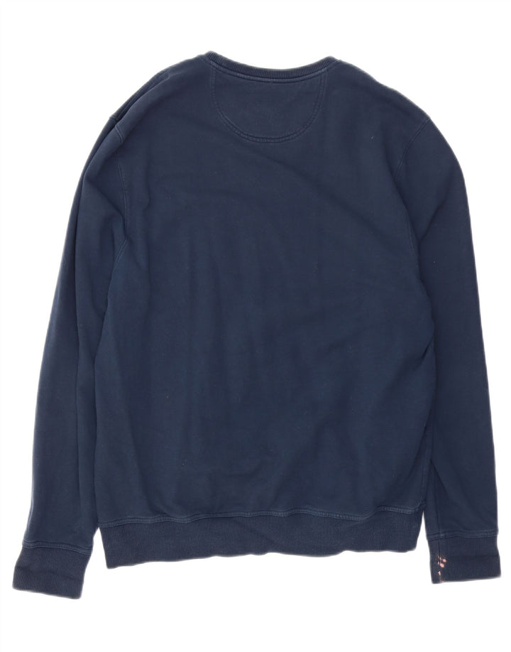 MICHAEL KORS Felpa da uomo Maglione XL Blu navy in cotone
