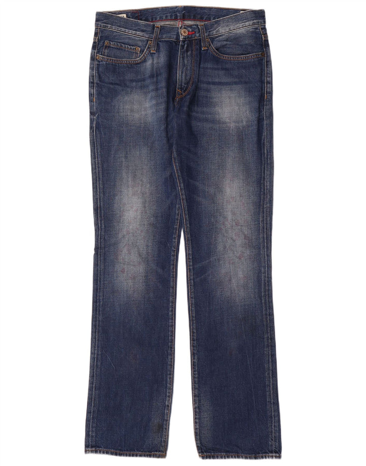 Jeans dritti da uomo Tommy Hilfiger W32 L34 cotone blu