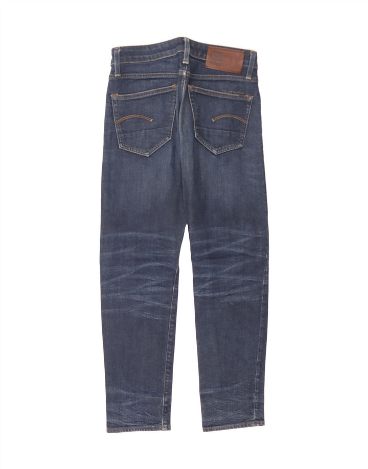 G-STAR Mens 3301 Slim Jeans W30 L29  Navy Blue Cotton Vintage G-Star and Second-Hand G-Star from Messina Hembry 