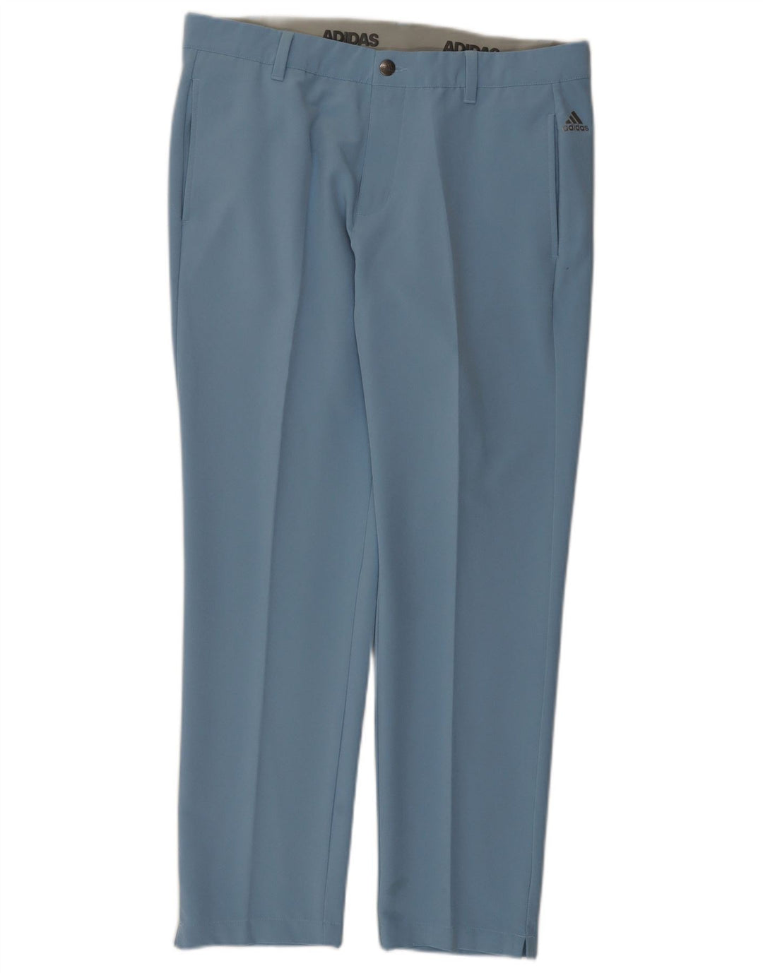 Pantaloni casual dritti da uomo Adidas W34 L30 poliestere blu
