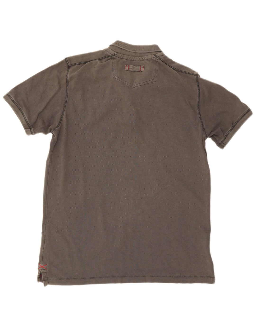 Polo da uomo Fat Face in cotone grigio medio
