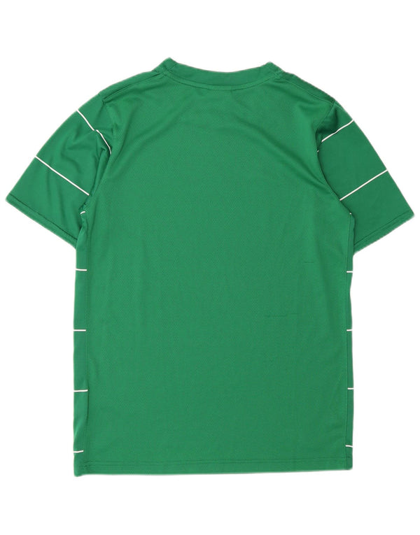 T-shirt grafica da ragazzo Nike Top 12-13 anni in poliestere a righe verdi grandi