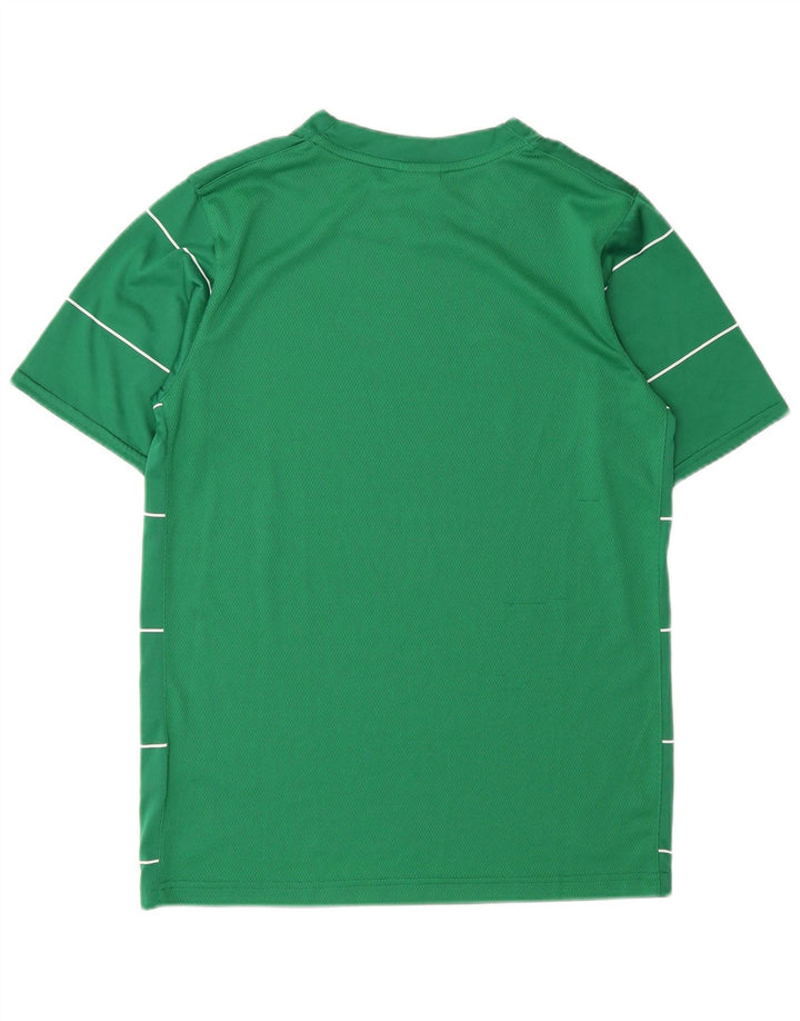 T-shirt grafica da ragazzo Nike Top 12-13 anni in poliestere a righe verdi grandi