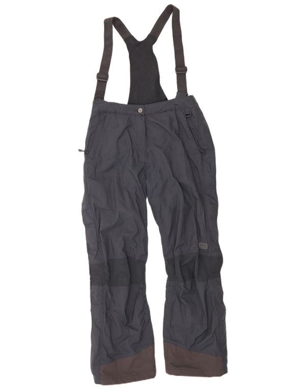 Pantaloni da sci salopette da donna Helly Hansen UK 16 Large Grey Colourblock