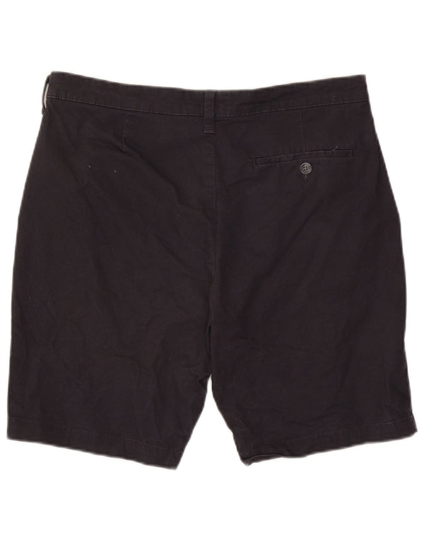 Pantaloncini chino da uomo Marks & Spencer W34 grandi in cotone blu navy