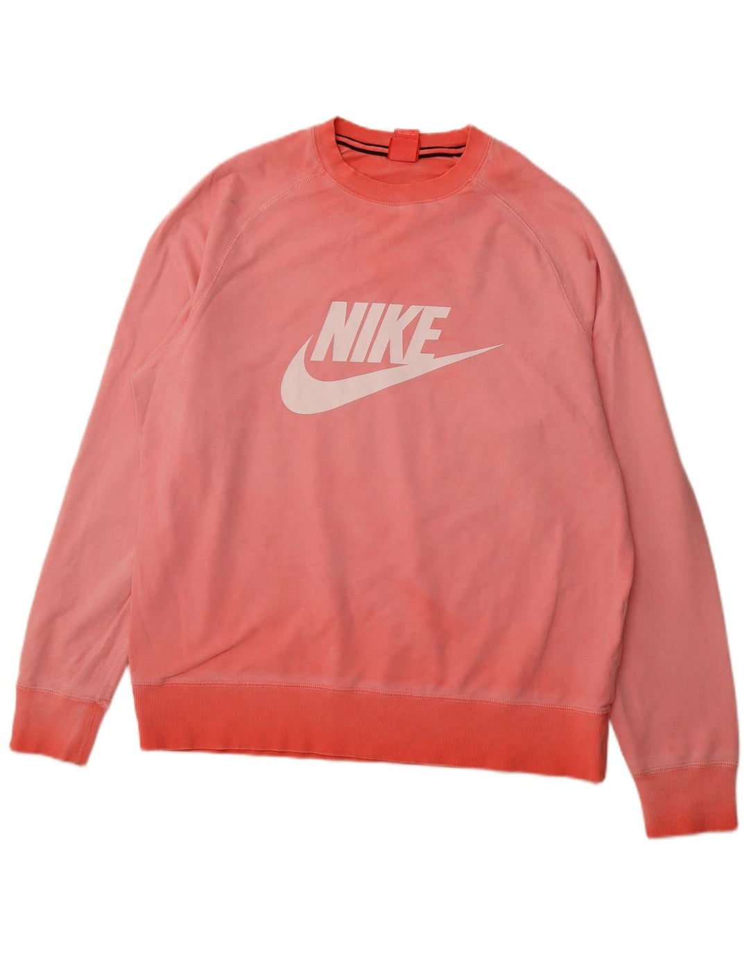 Felpa grafica da uomo NIKE maglione XL in cotone rosa