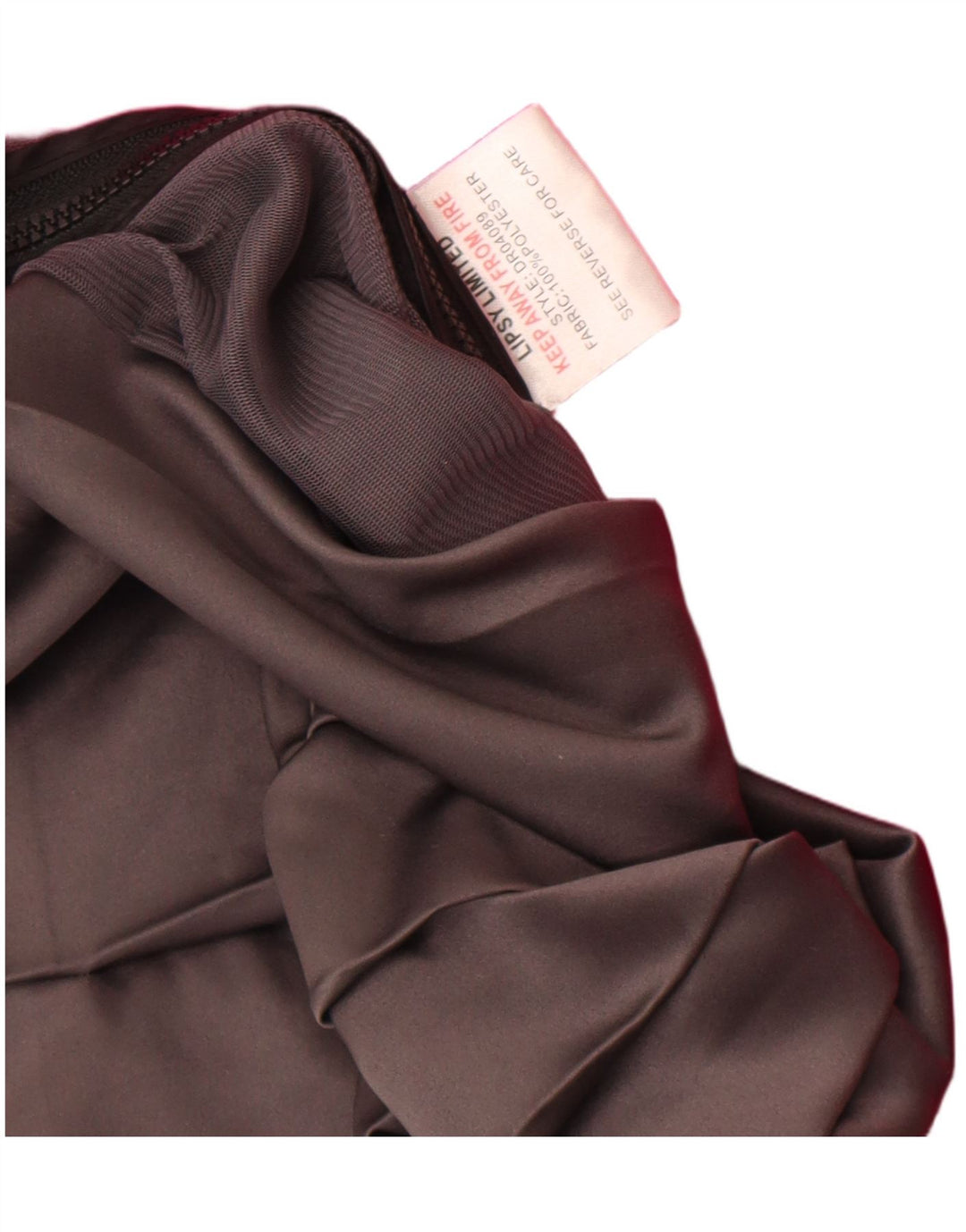 Abito monospalla da donna Lipsy UK 10 piccolo poliestere color block rosa