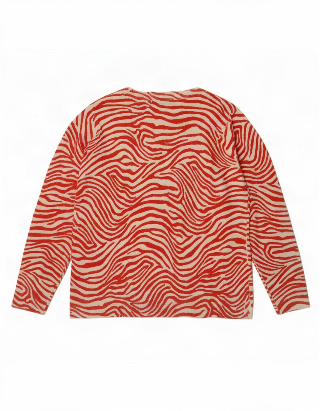 Maglione maglione con scollo a barca da donna Marks & Spencer UK 14 rosso medio