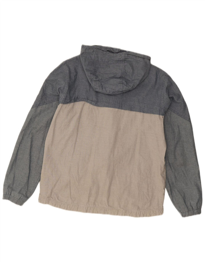 Giacca a vento con cappuccio Marks & Spencer per ragazzi 12-13 anni Colore grigio color block