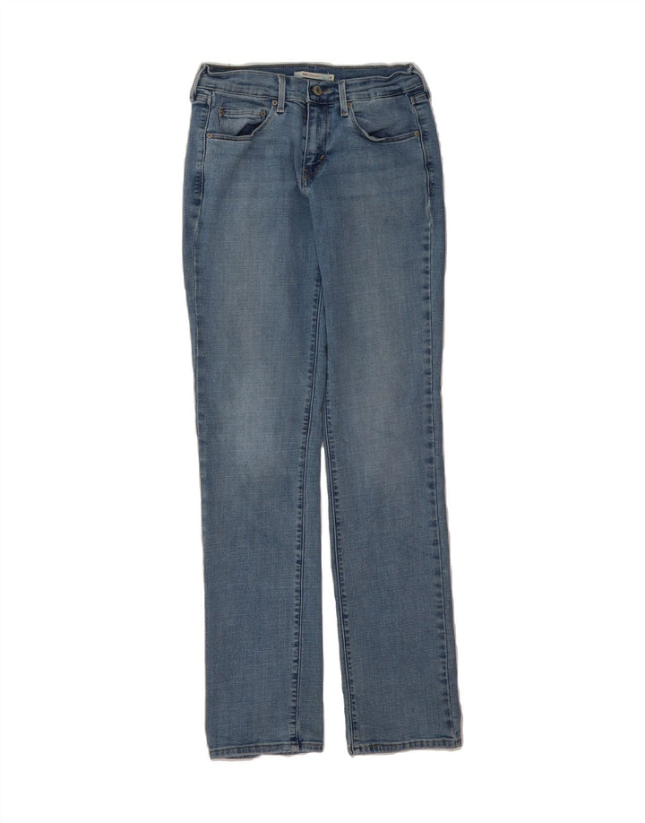 LEVI'S Jeans dritti da donna 505 US 4 Small W27 L34 Cotone blu