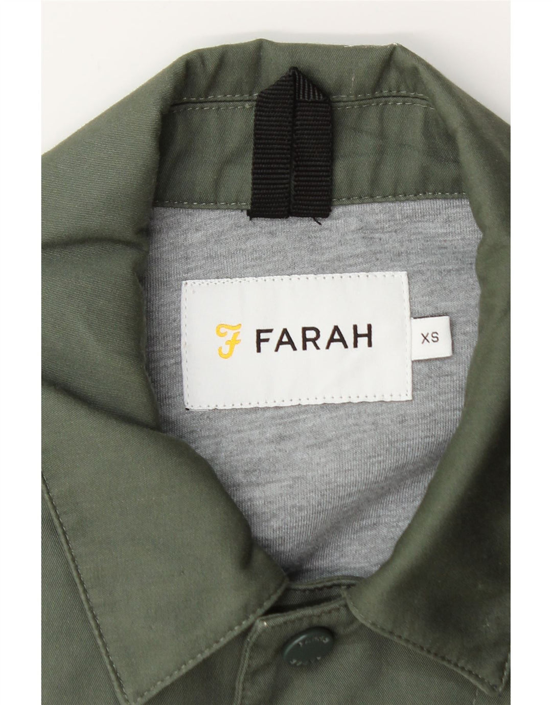 Giubbotto bomber da uomo FARAH UK 34 XS verde poliestere