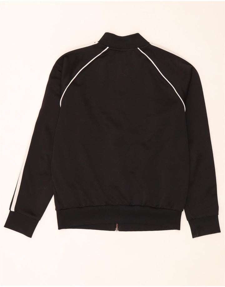 Giacca da tuta da donna Adidas UK 14 Medium Nero Poliestere