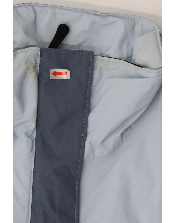 COLUMBIA Womens Windbreaker Jacket UK 14 Medium Blue Colourblock Nylon Vintage Columbia and Second-Hand Columbia from Messina Hembry 