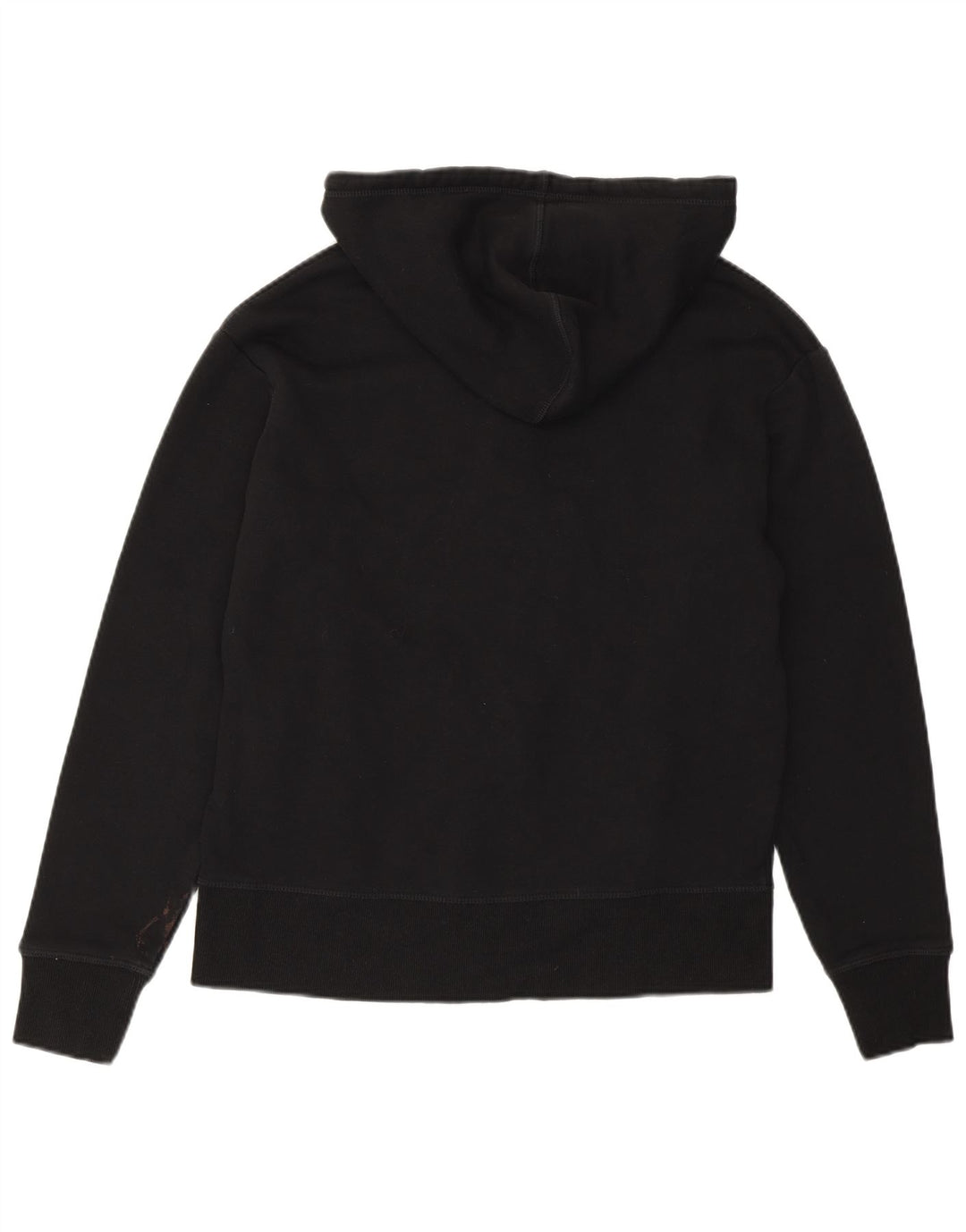 Maglione con cappuccio e zip da donna REEBOK UK 14 cotone nero medio