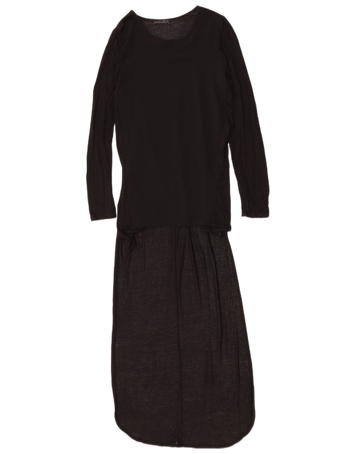Abito maglione Zara da donna UK 8 piccolo nero