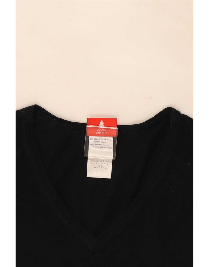 T-shirt da uomo Puma Top in cotone nero medio