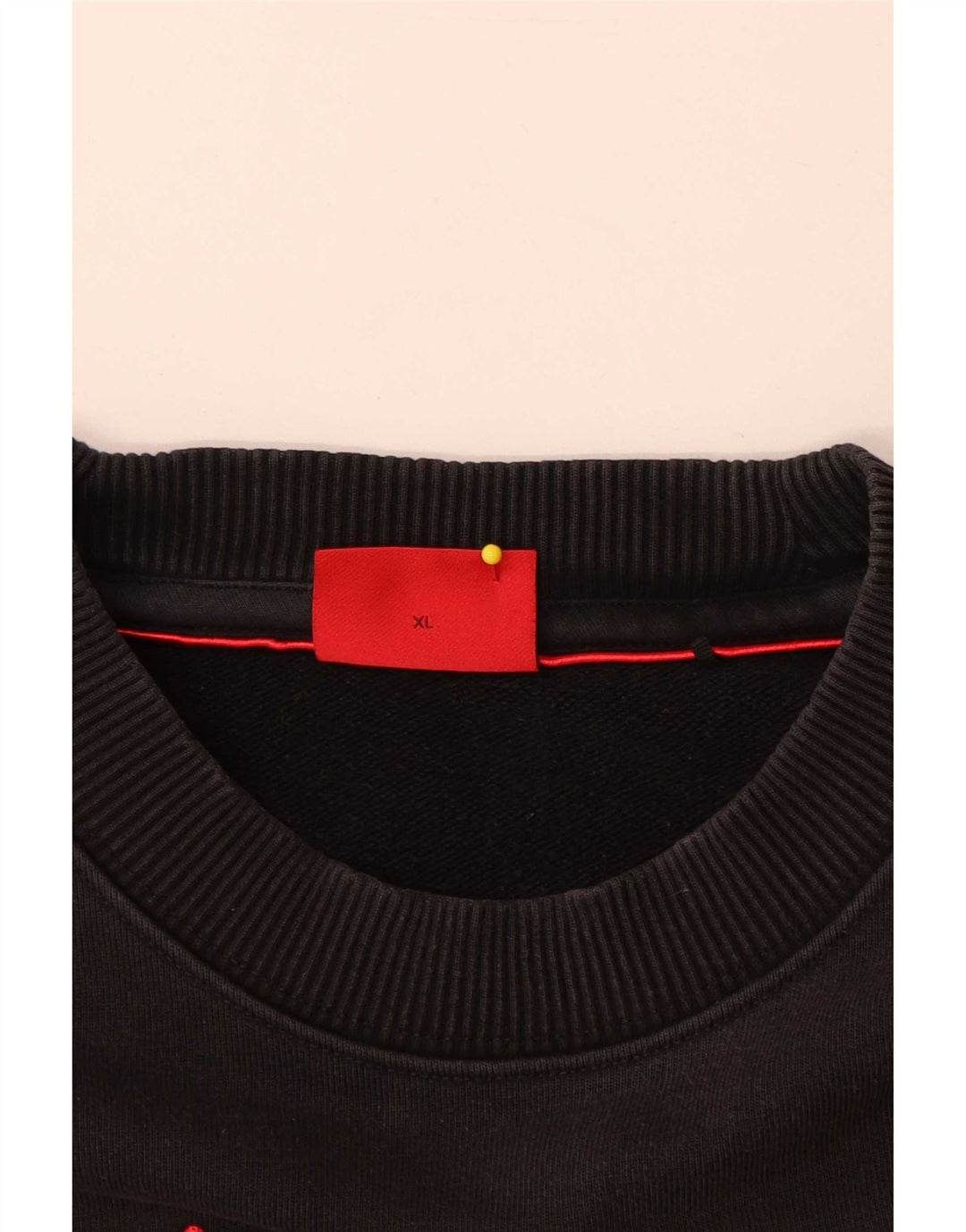 Felpa grafica da uomo Hugo Boss Maglione XL Cotone nero