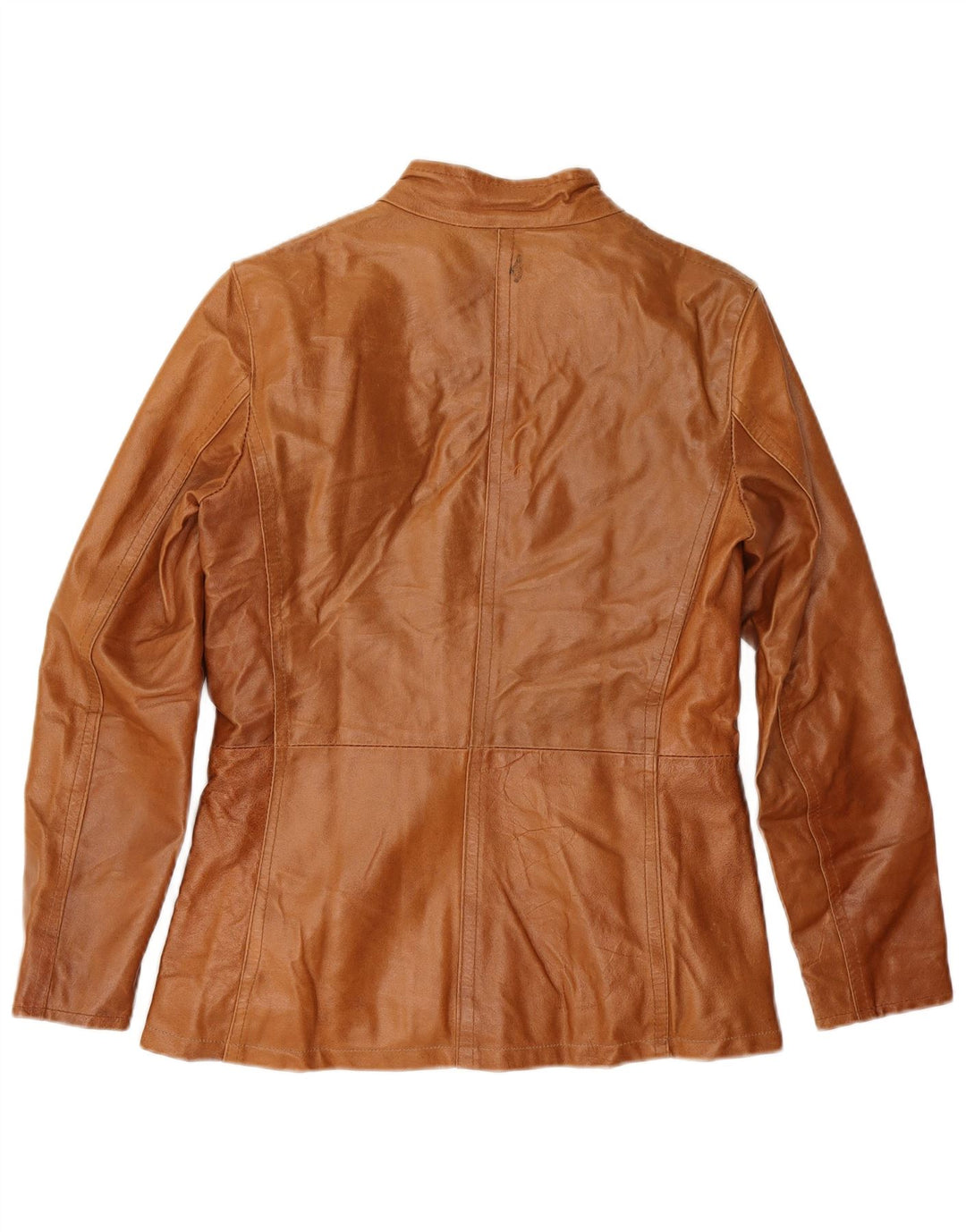 Giacca in pelle da donna Bayside UK 10 piccola in pelle marrone
