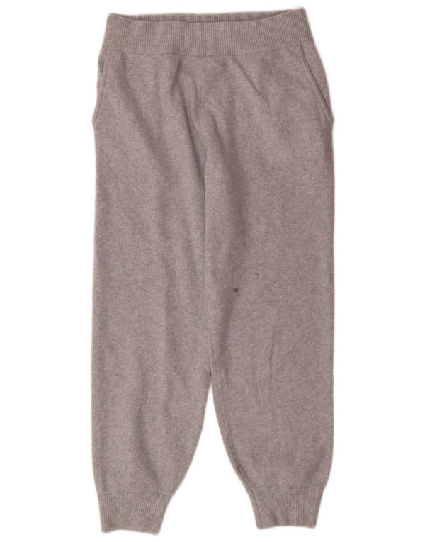 JACK WILLS Pantaloni da tuta da donna Joggers UK 16 Large Grigio screziato