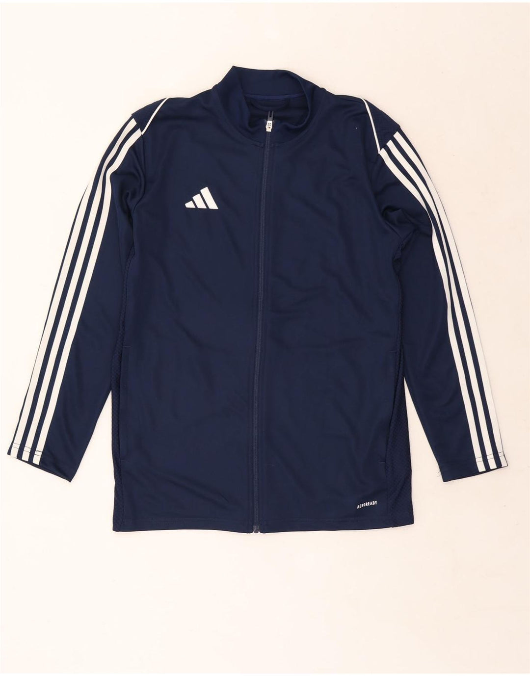 Giacca da tuta da uomo Adidas Aeroready Slim Fit, colore blu navy medio