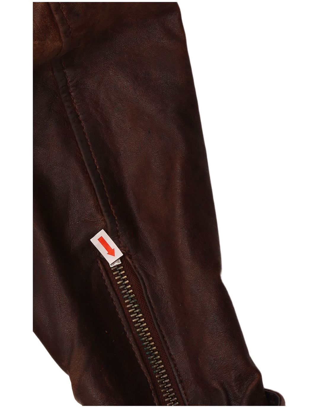 Giacca in pelle da uomo Be Edgy UK 38 Pelle marrone medio