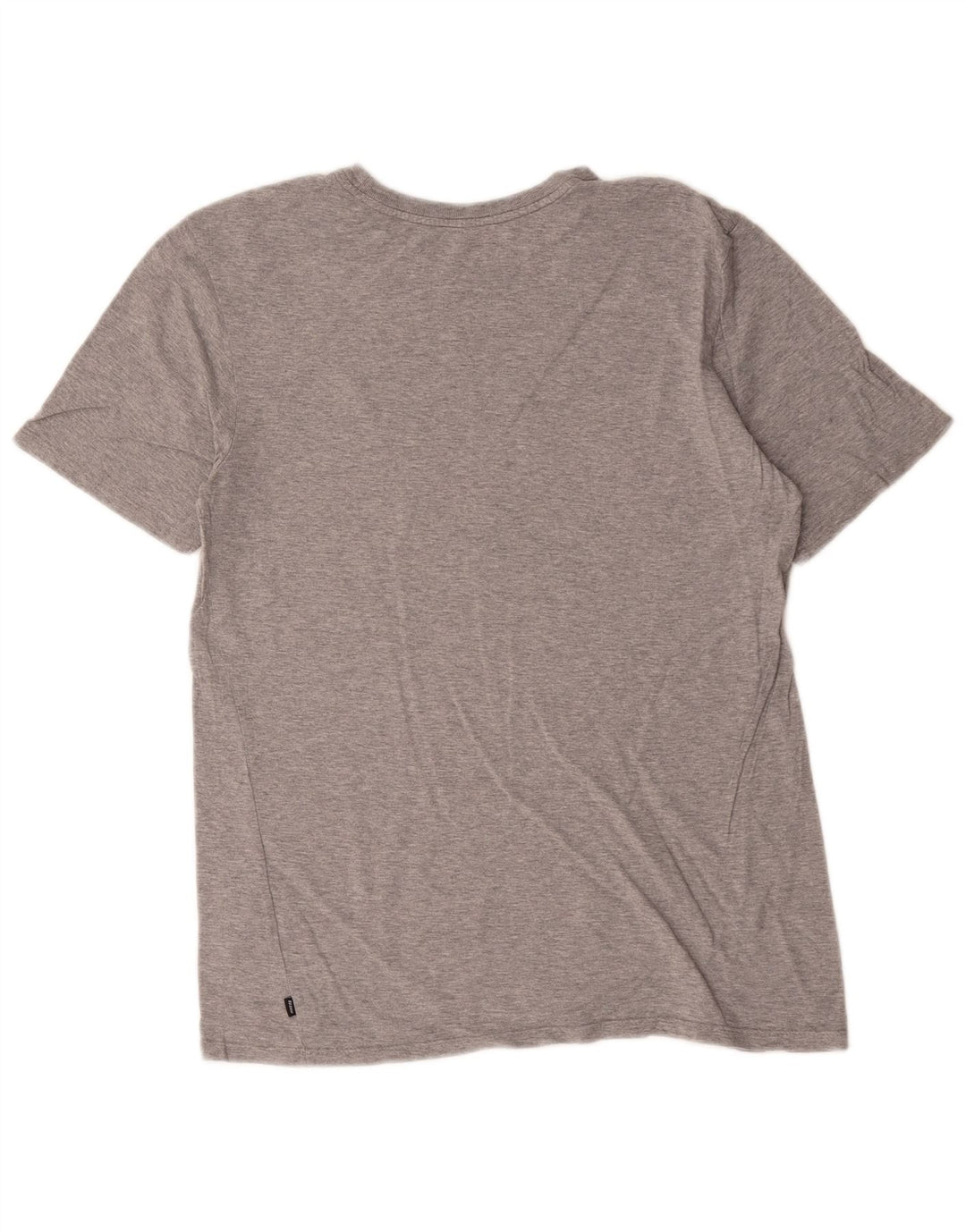 T-shirt grafica Nike da uomo con taglio atletico, cotone grigio medio
