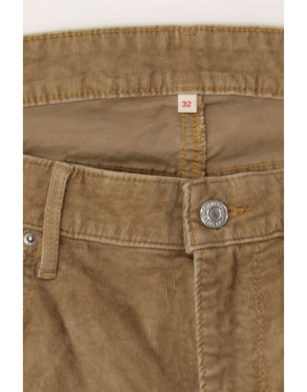 LEVI'S Womens Bootcut Casual Trousers W32 L31 Beige Cotton Vintage Levi's and Second-Hand Levi's from Messina Hembry 